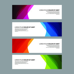 Vector Abstract design banner web template