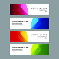 Vector Abstract design banner web template