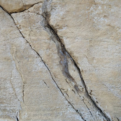 large layer of limestone stone