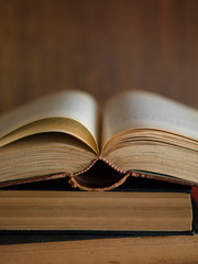 pile of books  knowledge concept
