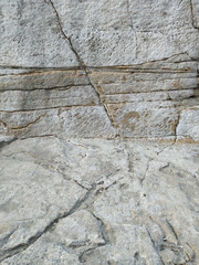 large layer of limestone stone