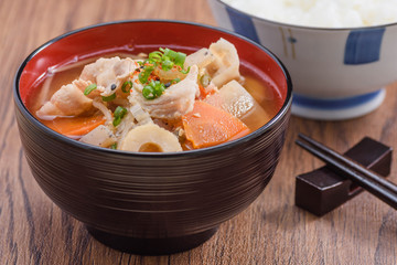 冬の味覚　豚汁