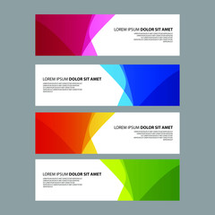 Vector Abstract design banner web template