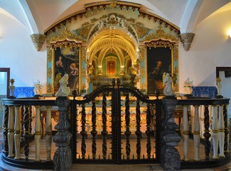 inside the cathedral in the city of Evora - Portugal 29.Oct.2019
