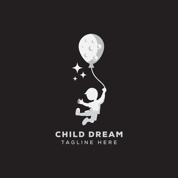 Child Dream Logo, Reaching Logo Template For Your Business