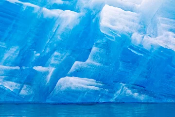 Zelfklevend Fotobehang Antarctica Gletsjerijspatroon