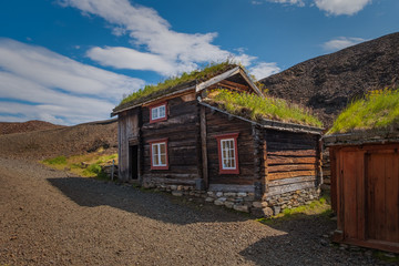 The mining town of Roros is sometimes called Bergstaden which means mountain town due to its...