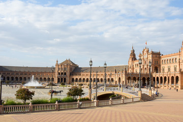Obraz premium Spain Square in Sevilla, Spain