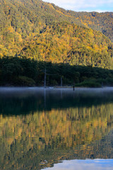 上高地　大正池　長野県松本市　Kamikochi　Taisho Pond　Nagano　Matsumoto city