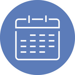 Date Calendar Schedule Vector Icon