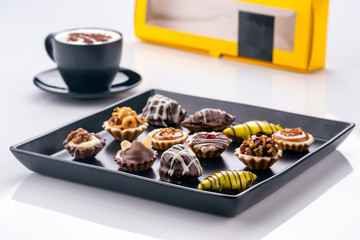 mixed assorted sable cookies petit four 