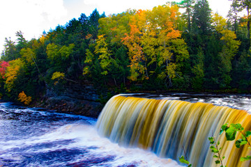 Water falls in Autumn