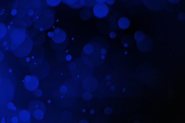 Bokeh circular shape blue background, Abstract.