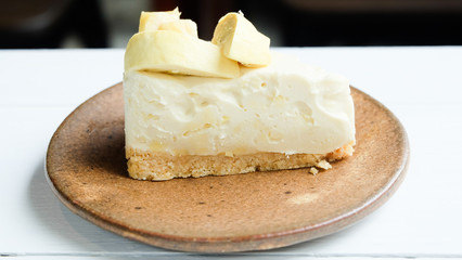 Durian cheese cake dessert