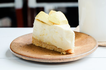 Durian cheese cake dessert