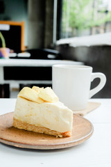 Durian cheese cake dessert