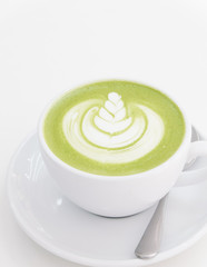 Hot Matcha green tea latte
