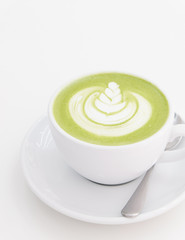 Hot Matcha green tea latte