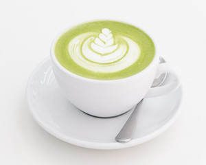 Hot Matcha green tea latte