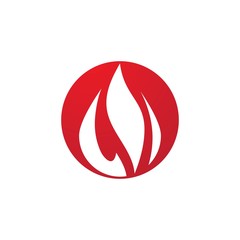 Obraz premium Fire flame Logo