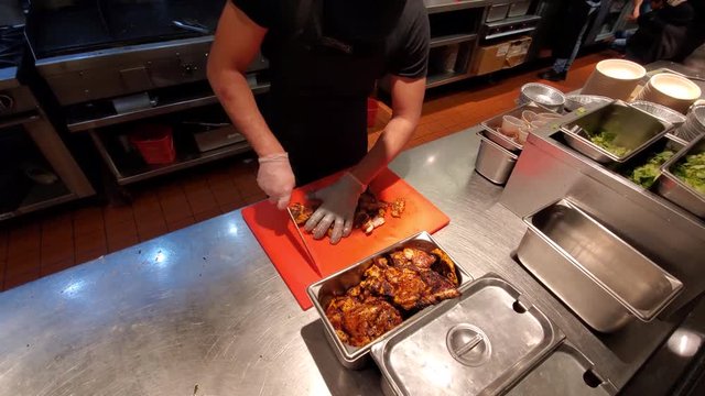 Mexican fast food restaurant serving national Mexican food in a busy downtown location