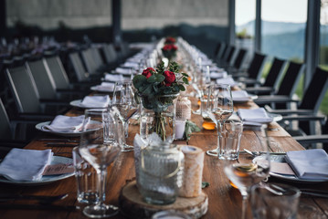 Wedding table decoration 