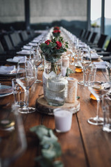 Wedding table decoration