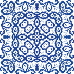 Portuguese vintage azulejo tiles.