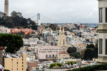 Elevated view of San Francisco