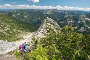 Fototapeta premium Yak and Nak peak hike in Coquihalla Summit Recreation Area