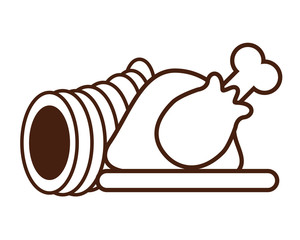 delicious turkey cooking thanksgiving food