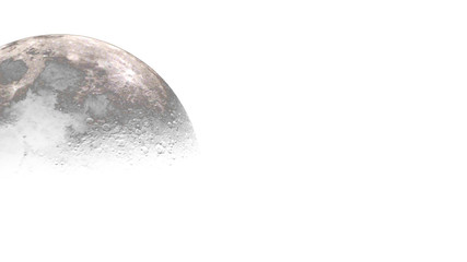Close up of half moon texture