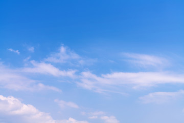 blue sky and white cloud background
