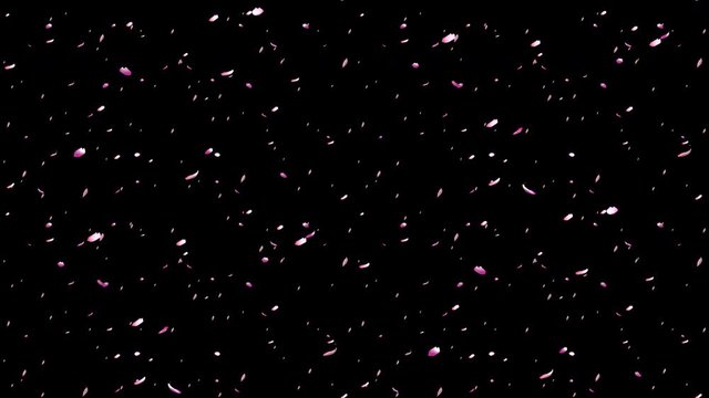 LOOP_TILE Nature Petals Cherry Blossom with alpha. This footage with an alpha channel is loopable and tileable and can create an endless & seamless background.