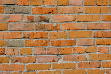 Fototapeta premium background texture brick red old wall masonry