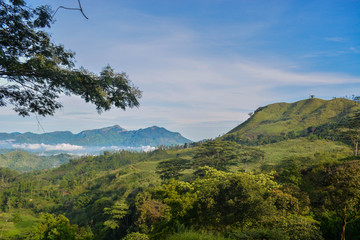 Knuckles mountain range from Kandy, Sri Lanka