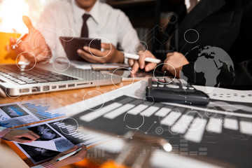 Data Analysis for Business and Finance Concept.