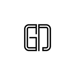 Letter GN logo icon design template elements