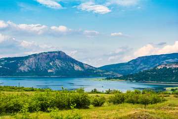 lake in the mountains