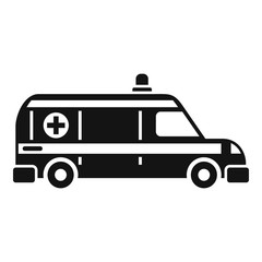 Ambulance help team icon. Simple illustration of ambulance help team vector icon for web design isolated on white background