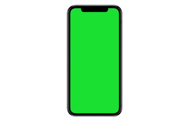 Smartphone similar to iphone xs max with blank white screen for Infographic Global Business Marketing Plan , mockup model similar to iPhonex isolated Background of ai digital investment economy. HD