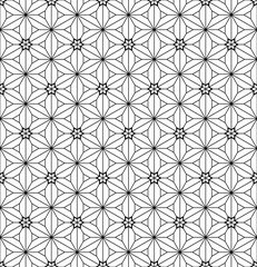 Seamless pattern based on Japanese ornament Kumiko