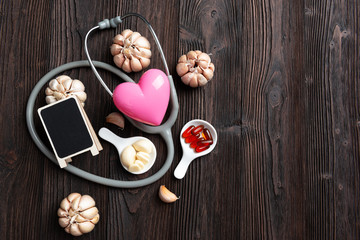 Garlic and oil capsules and Heart health benefits