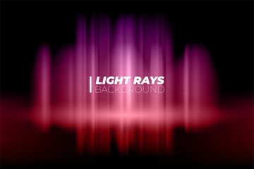 Abstract background. Red and light rays beautiful colors and sound wave  with twist. Vector creative design background.