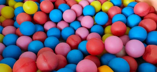 background with colorful balls