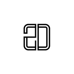 Letter ZO logo icon design template elements