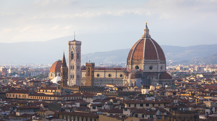 Fototapeta na wymiar Florence Firenze Piazzale Michelangelo Tuscany Italy