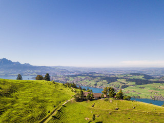 Obraz premium Lake Lucerne view from Rigi Mountain