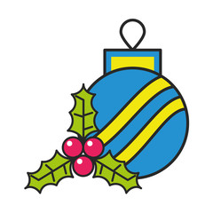 merry christmas ball hanging decoration