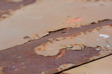 Rusted car body, used as a background image